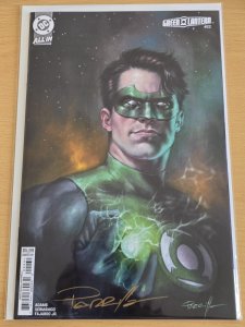 GREEN LANTERN #28 DC 2025 VARIANT SIGNED BY LUCIO PARRILLO WITH COA NM