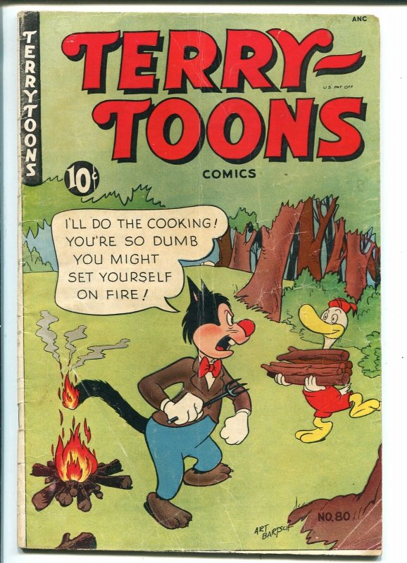 Terry-Toons #80 1950t John-Mighty Mouse-1st series-Gandy Goose-VG MINUS