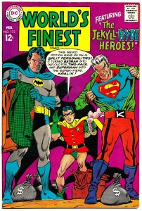 WORLD'S FINEST COMICS #173 (Feb1968) 9.0 VF/NM  SUPERMAN! BATMAN!