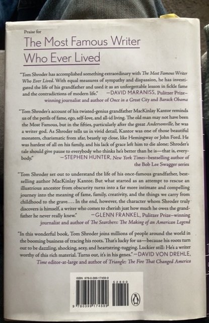 Famous writer who ever lived, Shroder,2016