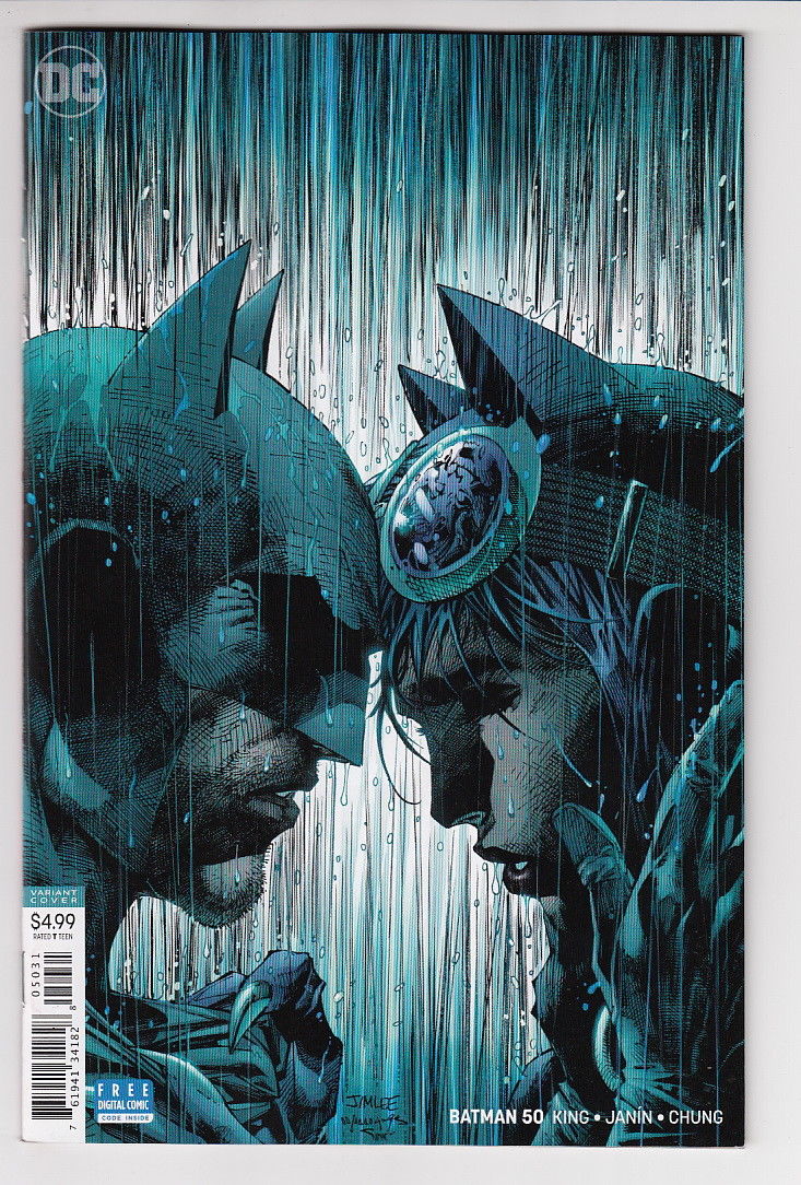 Batman #50 Jim Lee Variant WEDDING ISSUE DC Comic Book 2018 NM First Print