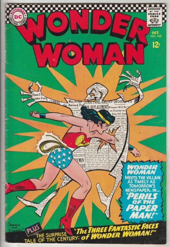 Wonder Woman #165 (Oct-66) VF/NM High-Grade Wonder Woman