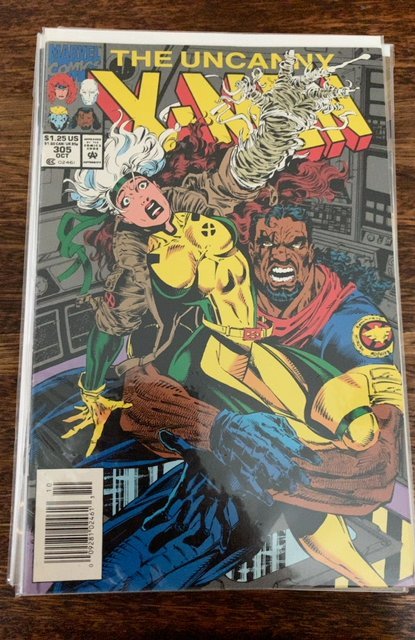 The Uncanny X-Men #305 newsstand