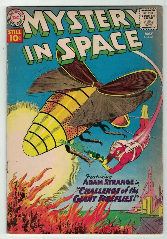 MYSTERY IN SPACE 47 VG+ 1961 Adam Strange