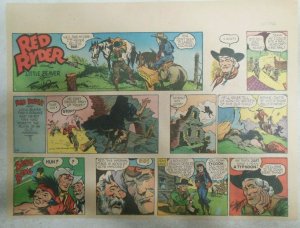 (50) Red Ryder Sunday Pages by Fred Harman from 1952 Most Tabloid Page Size!