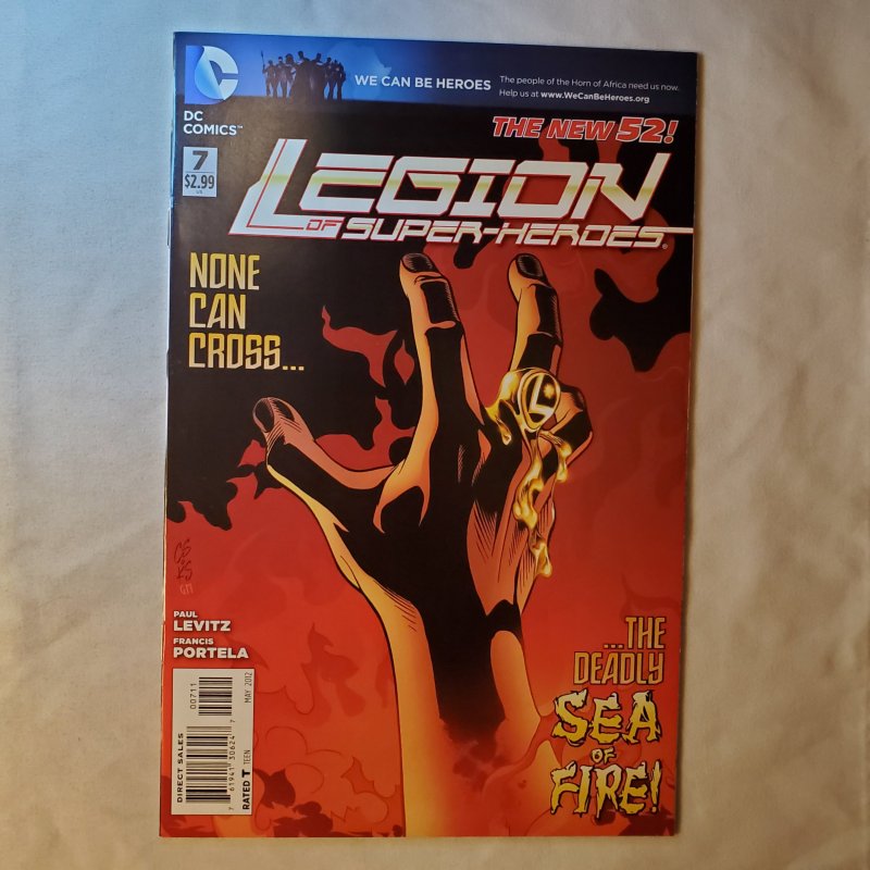 Legion of Super-Heroes 7 Near Mint- Cover by Chris Sprouse