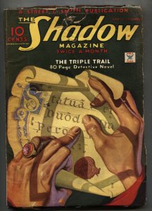 SHADOW April 15 1935--STREET AND SMITH--Rare Pulp Magazine