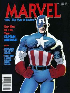 Marvel Year in Review #2 VG ; Marvel | low grade comic 1990 Captain America