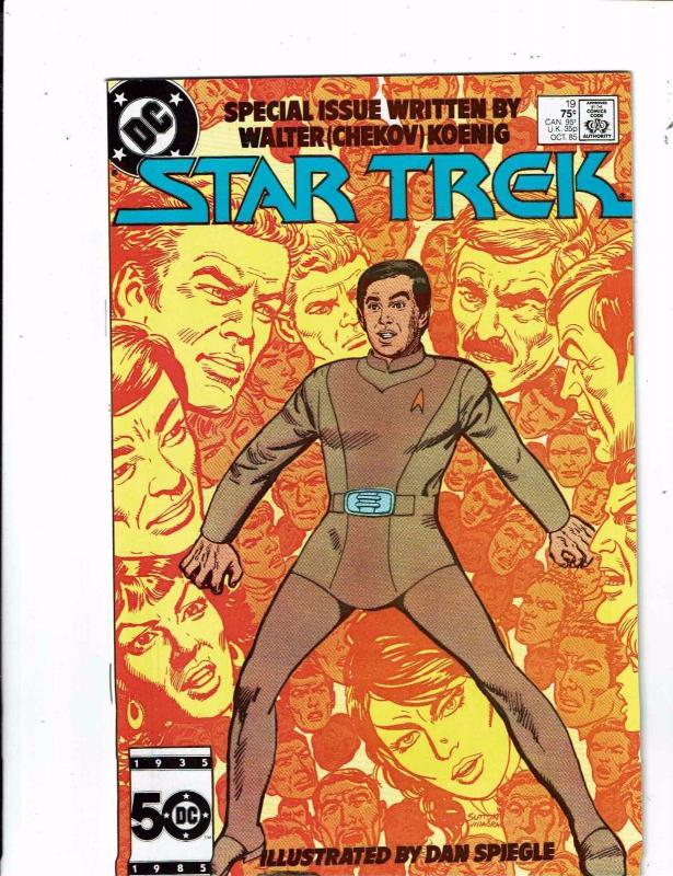 Lot Of 5 Star Trek DC Comic Books # 1 19 20 21 22 Captain Kirk Spock GM1