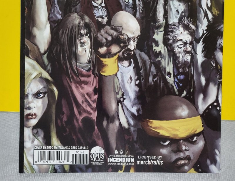 Disturbed Dark Messiah #1 1:20 McFarlane Capullo 10,000 Fists Virgin Variant