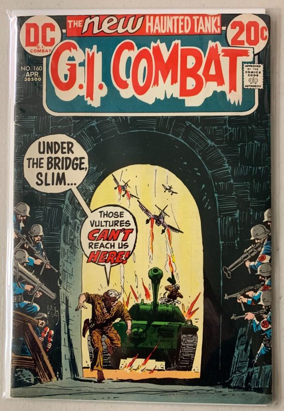 GI Combat #160 DC (4.0 VG) Haunted Tank (1973)