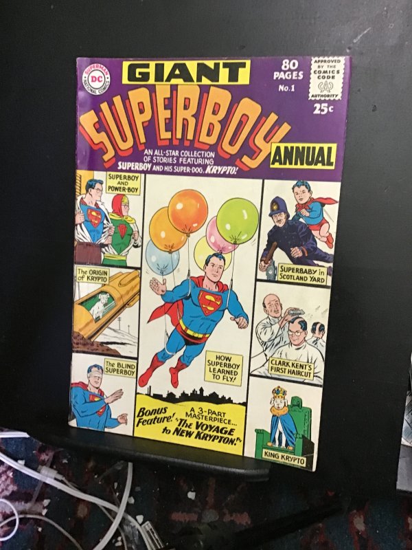 Superboy Annual  (1964) Mid-High-Grade key first annual! FN/VF Boca CERT!