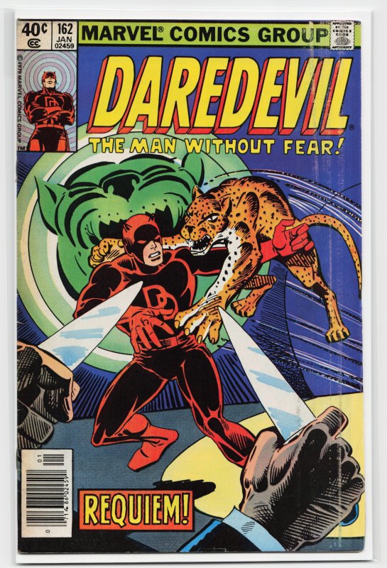 Daredevil #162 Newsstand Edition (1979) Daredevil