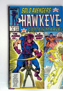 Solo Avengers (Hawkeye) #2 (1988) Marvel Comics 9.0 Captain Marvel Comic