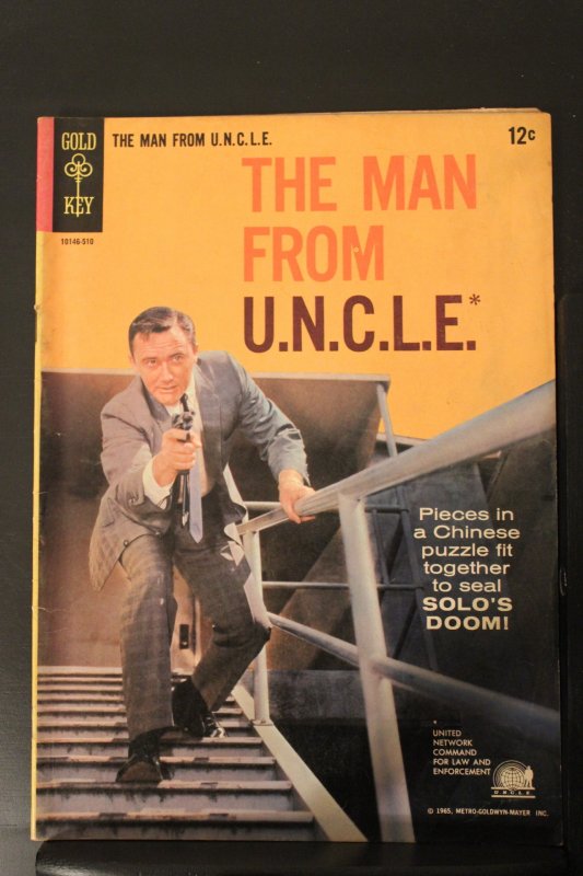The Man From U.N.C.L.E. #2 (1965) High-Grade VF/NM Robert Vaughn Wythville CERT!
