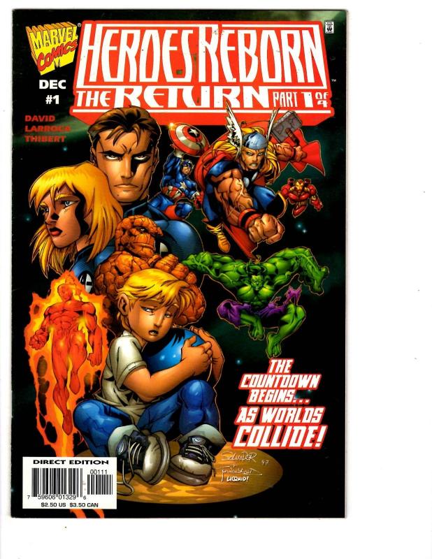 4 Heroes Reborn The Return Marvel Comic Books # 1 2 3 4 Avengers Thor Hulk BH25