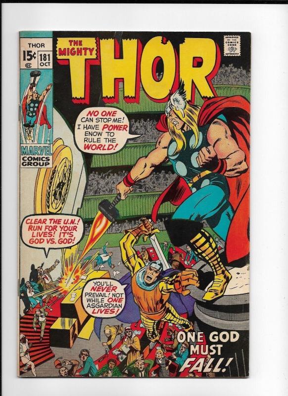 Thor #181 FN Neal Adams  (Oct 1970, Marvel)