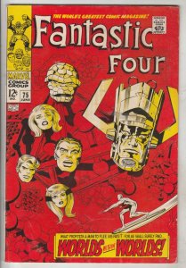 Fantastic Four #75 (Jun-68) FN Mid-Grade Fantastic Four, Mr. Fantastic (Reed ...