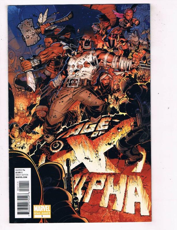 Age Of X Alpha #1 VF Marvel Comics Modern Age Comic Book Loeb 2011 DE48