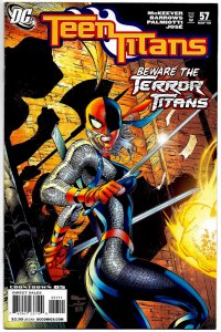 TEEN TITANS v.3 #57 (May2008) 9.0 VF/NM  Eddy Barrows! TERROR TITANS 2nd App!