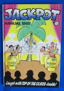 1984 JACKPOT ANNUAL 1985 HC (Grade: FINE PLUS) UK Fleetway Pub