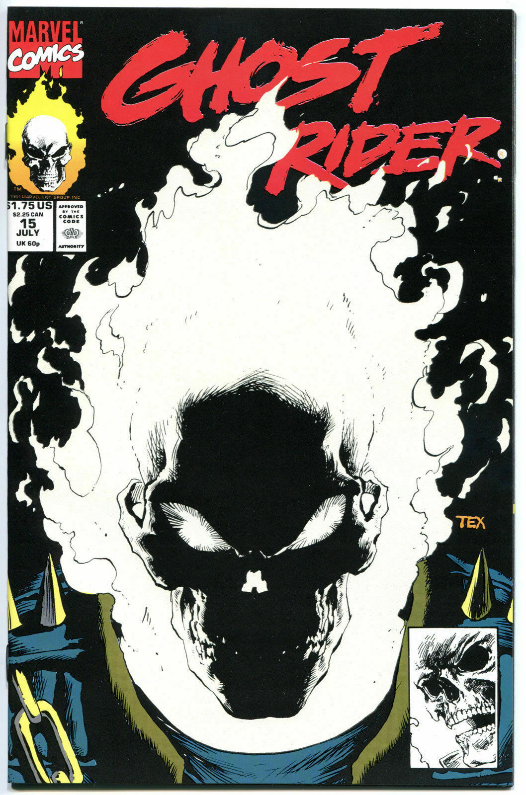 The Brave and the Bold on X: Mark Texeira Ghost Rider 16