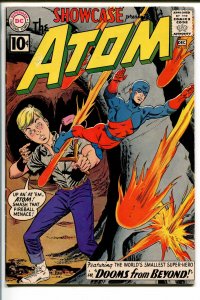 SHOWCASE #35-1961-DC-2ND SILVER AGE ATOM-GIL KANE-FINAL 10¢ ISSUE-fn