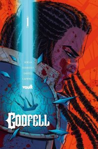 Godfell #1 Cover D 1:25 Patridge Variant Vault Comics 2023 EB107