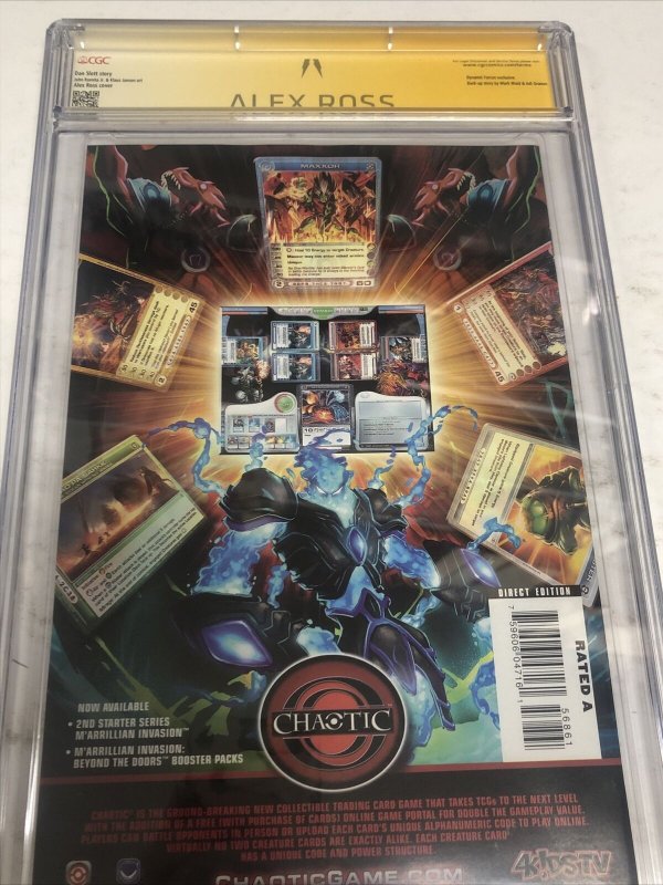 Amazing Spider-Man (2008) #568 (CGC 9.8 SS) Signed By Alex Ross Negative Edition