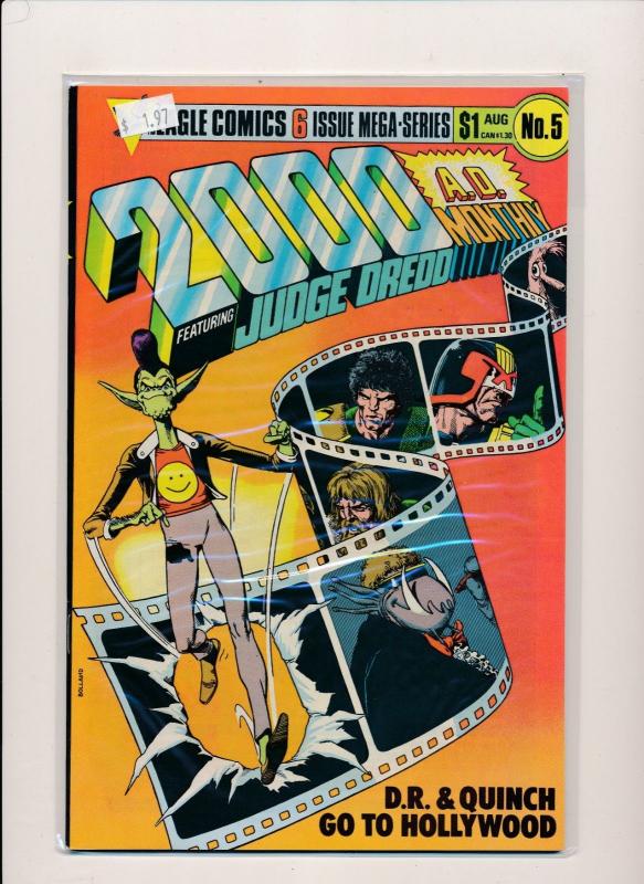 Eagle Comics 2000 A.D. ft JUDGE DREDD MEGA SERIES #1-6  VF/NM (PF252)