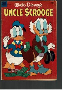 Uncle Scrooge #4 (1953)VG*KEY* First Non-Color Issue