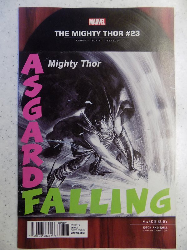 MIGHTY THOR (2017) # 23 MARVEL ROCK AND ROLL VARIANT EDITION RARE