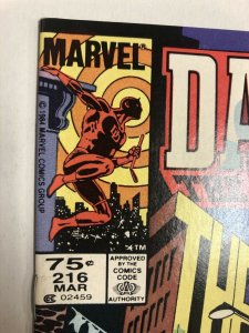 Daredevil (1984) # 216 (NM) Canadian Price Variant (CPV)  !!