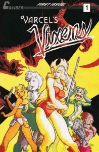 Varcel's Vixens #1 Caliber Press Comics February Feb 1990 (VF+)