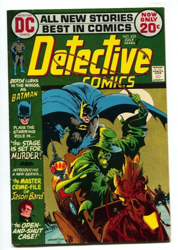 DETECTIVE COMICS #425 comic book 1972 BATMAN DC  FN