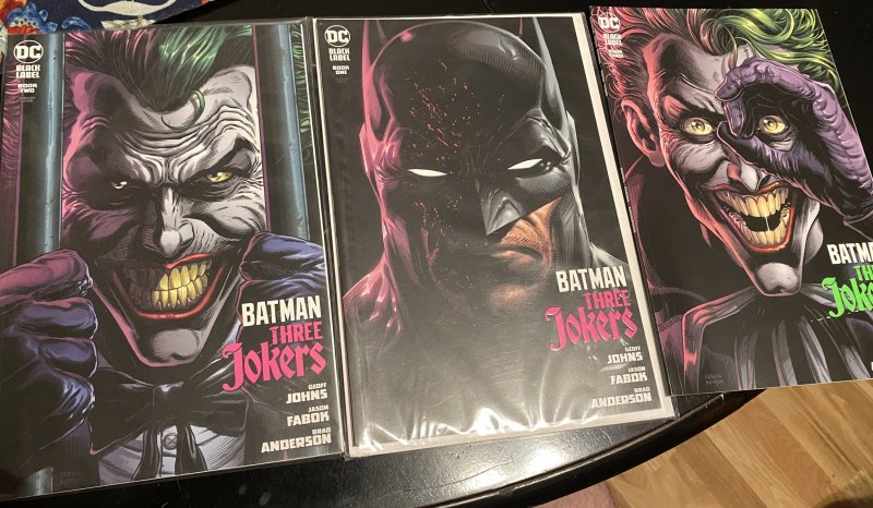 Batman: Three Jokers #1-3 (2020)Fabok variants