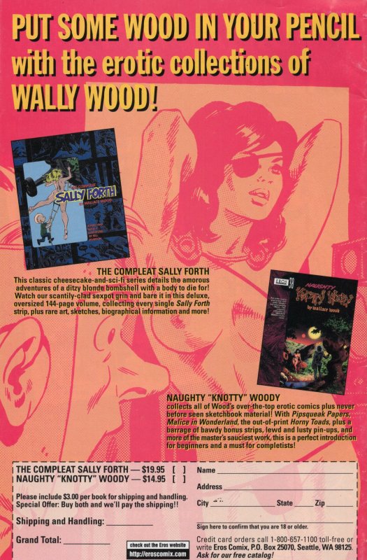 Bustline Combat #1(1999)Adult Comic Book Parody Eros Grade FN- 5.5