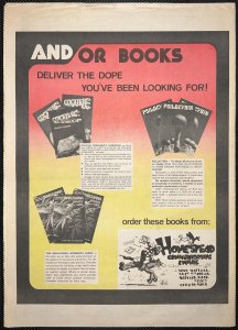 SIMPLETON #3 - Folded; o/w 7.0, OW-W - Freak Brothers - Comix - 1st - Tabloid