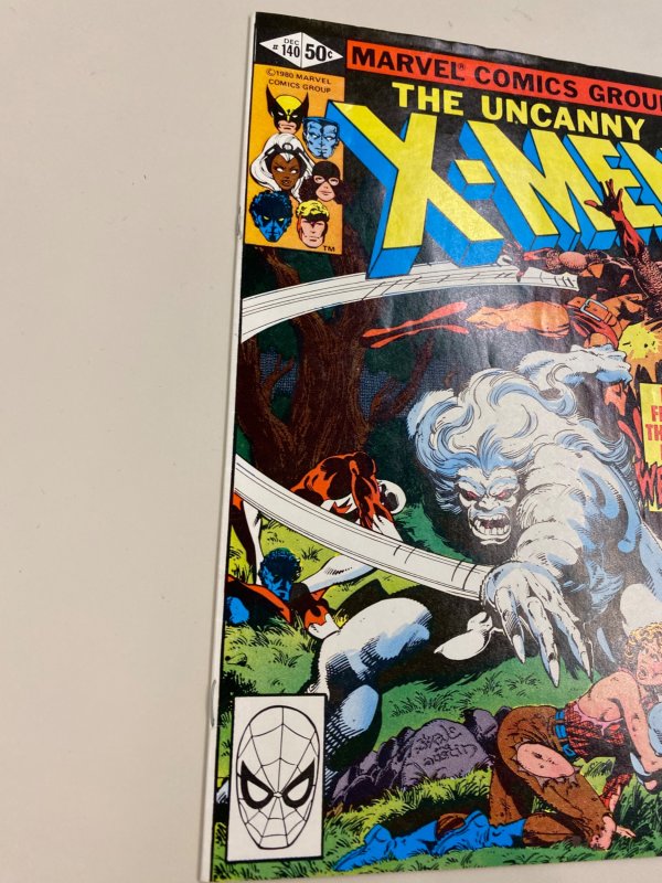 The X-Men #140 (1980)alpha flight and wendigo