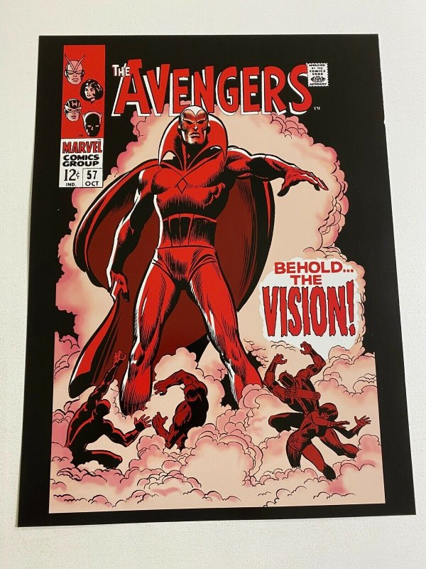 Avengers #57 (1st Vision) Marvel Comics Poster by John Buscema