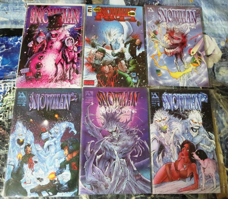 Snowman by Mathew Martin! 6 books VF-NM  Avatar, Home of Heroes, Entity! 