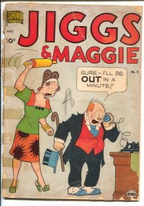 Jiggs and Maggie #19 1951-Standard-George McManus art-P/FR