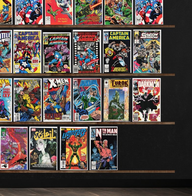 Huge Lot 140+ Comics with Captain America, X-Factor, King Conan & More!