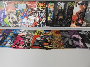 Huge Lot of 130+ Comics W/ Spawn, Lady Death,  Sonic the Hedgehog Avg FN Cond.