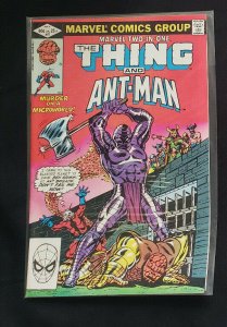 MARVEL TWO-IN-ONE 3PC (VF/NM) THE THING & ANT-MAN, MURDER ON A MICROWORLD 1982