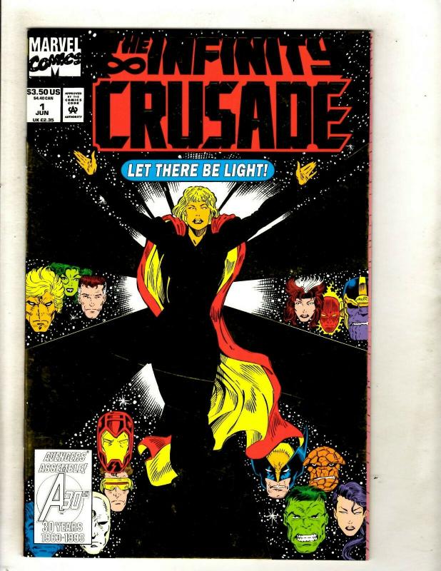 6 Comics Crusade 1 Deathlok 1 Spider-Woman 40 Fantastic 215 Hulk 1 Muppets 1 RM1