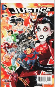 Justice League #39 Harley Quinn Cover (2015) Justice League