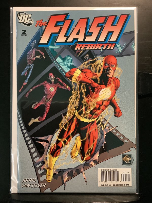 The Flash: Rebirth #2 Ethan Van Sciver Flash Cover (2009)