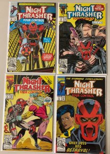 Night Thrasher Four Control set #1-4 Marvel 8.0 VF (1992 to 1993)