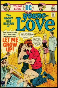 Young Love #117 1975- DC Romance Bronze Age- Great Swimsuit cover FN